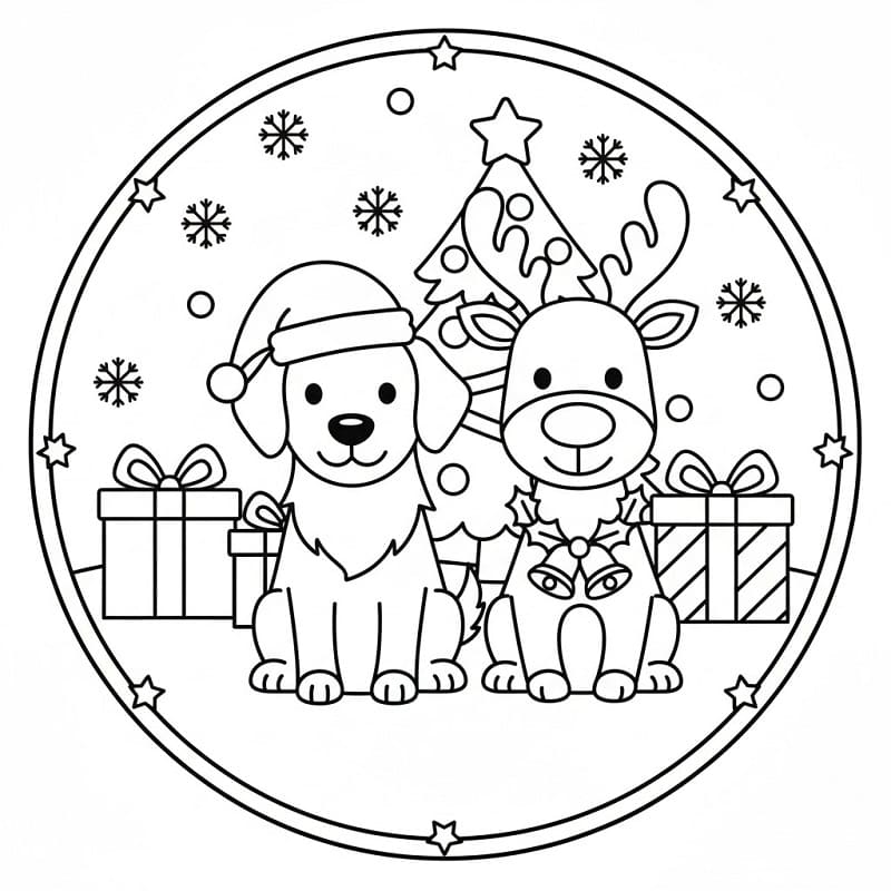 Szimpatikus Karácsonyi Kutya