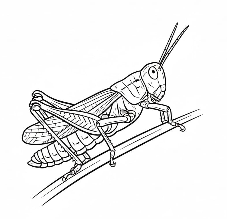 Szöcske Nyomtatható Kép