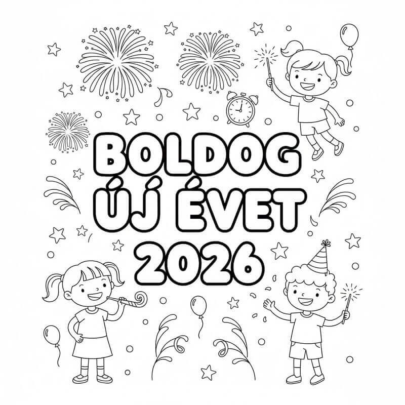 Újév 2026 Gyerekekkel