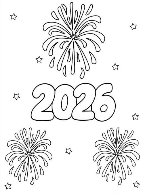 Újév 2026 Tűzijáték