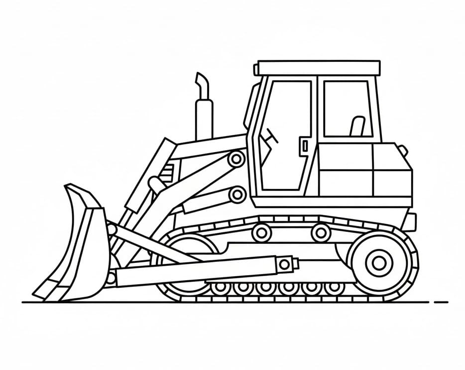 Buldózer Ingyenes Nyomtatható