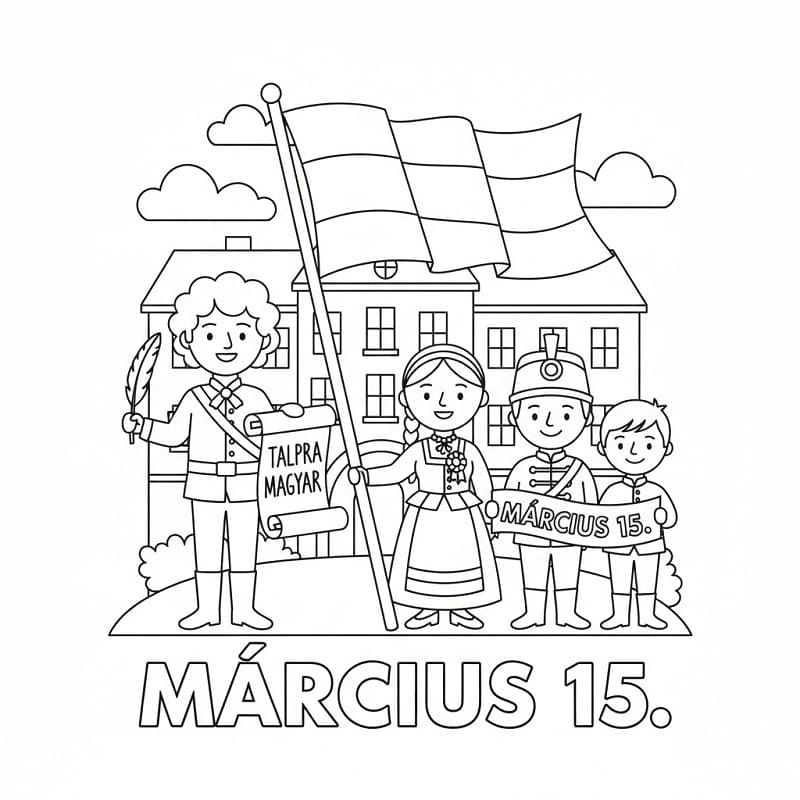 Március 15 Ingyenes Nyomtatható