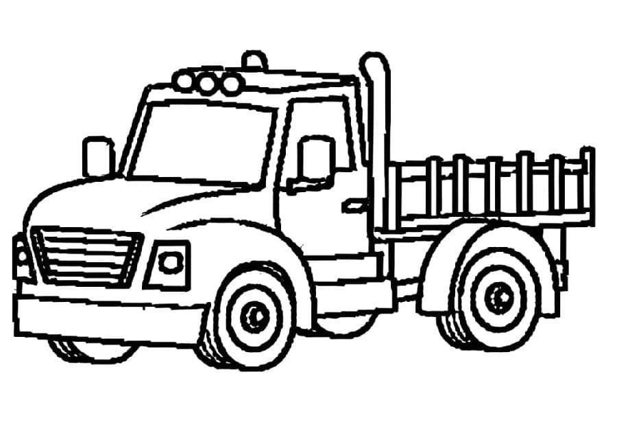 Nyomtatható Teherautó Kép