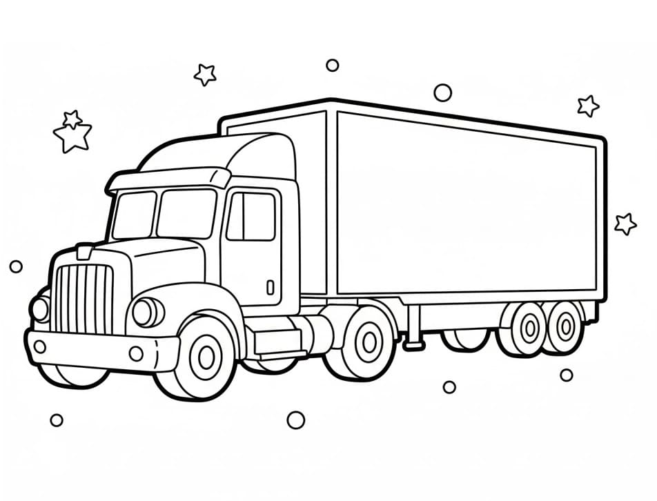 Nyomtatható Teherautó