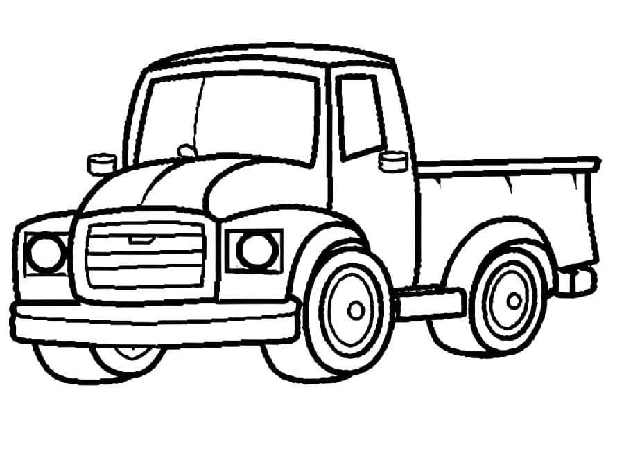 Teherautó Nyomtatható Kép