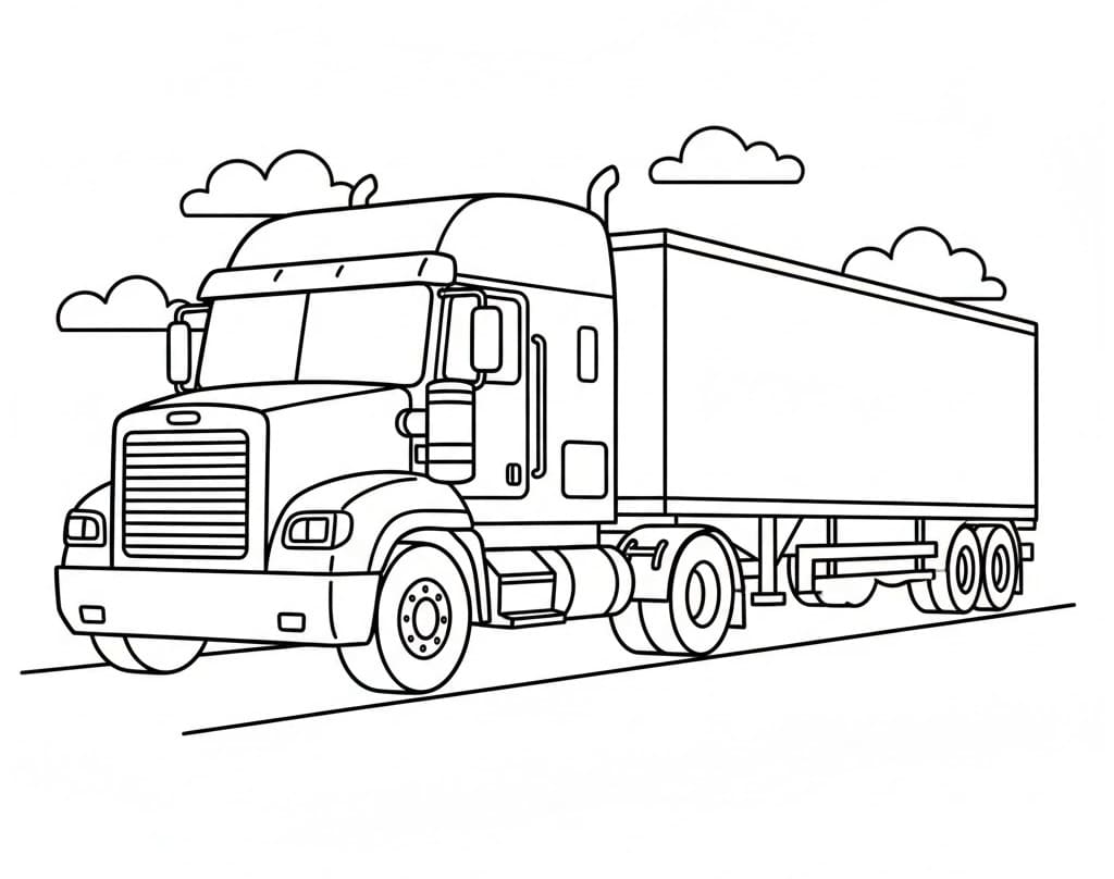 Teherautó Nyomtatható