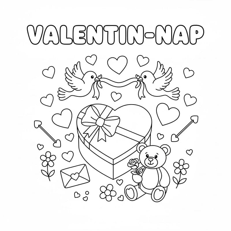 Valentin-nap Ingyenes Nyomtatható