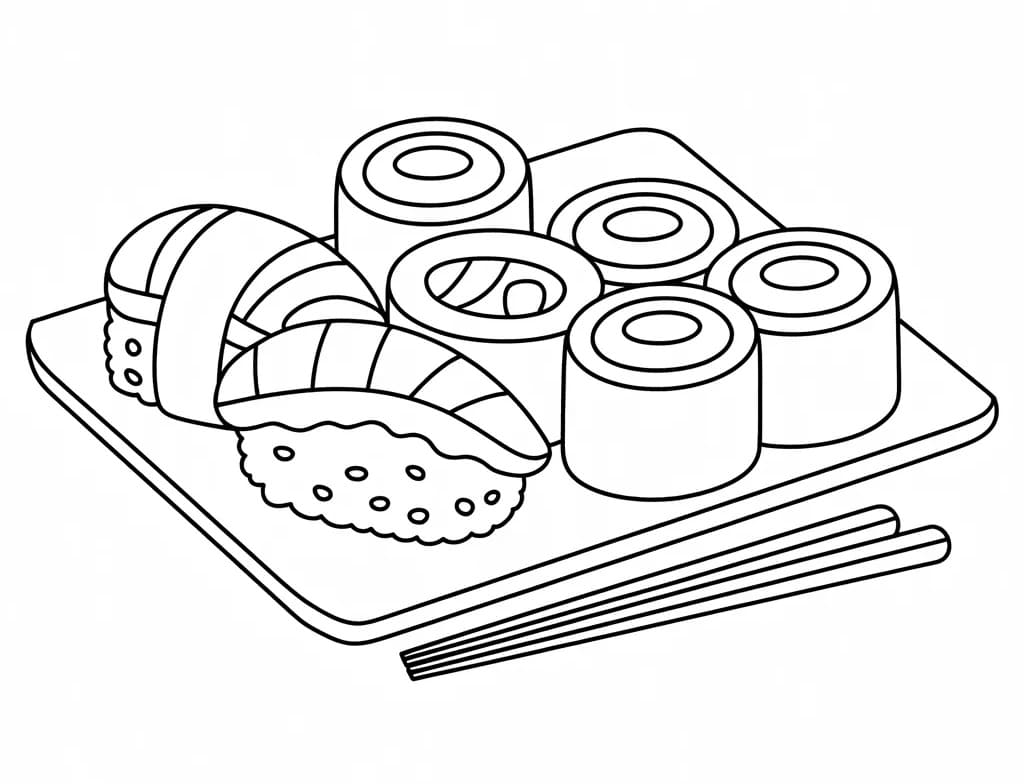 Ingyenes Nyomtatható Sushi