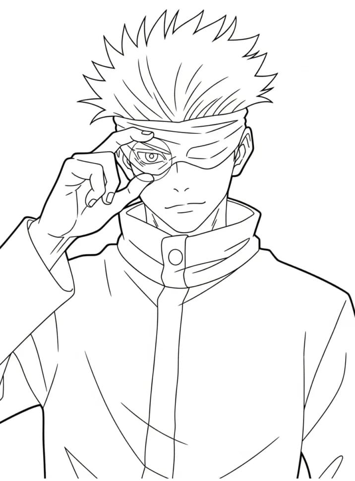 Gojo Satoru színező