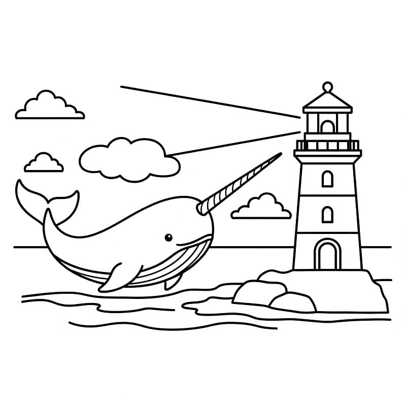 Narvál Nyomtatható