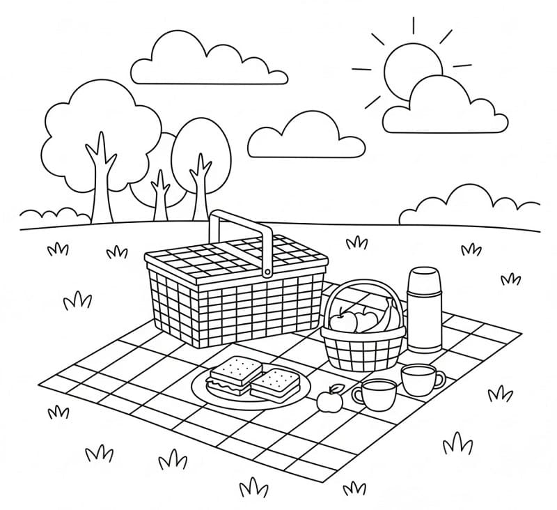 Nyomtatható Piknik Kép
