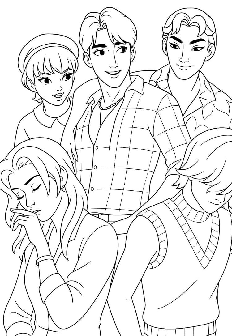 Nyomtatható Saja Boys