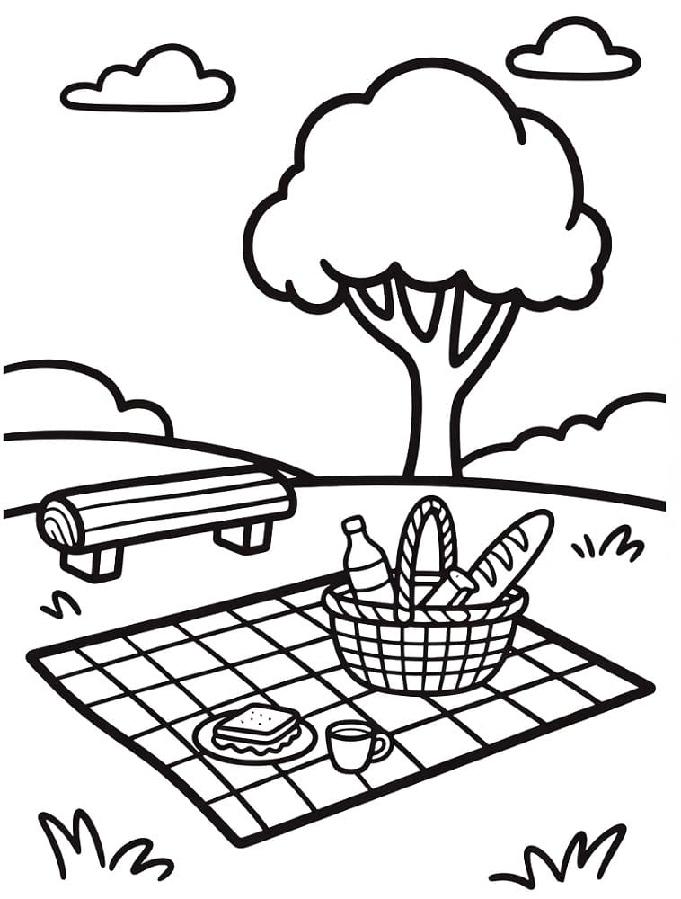 Piknik Nyomtatható Kép