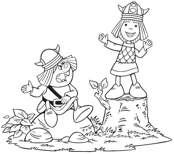 Snorre és Vicky a Viking