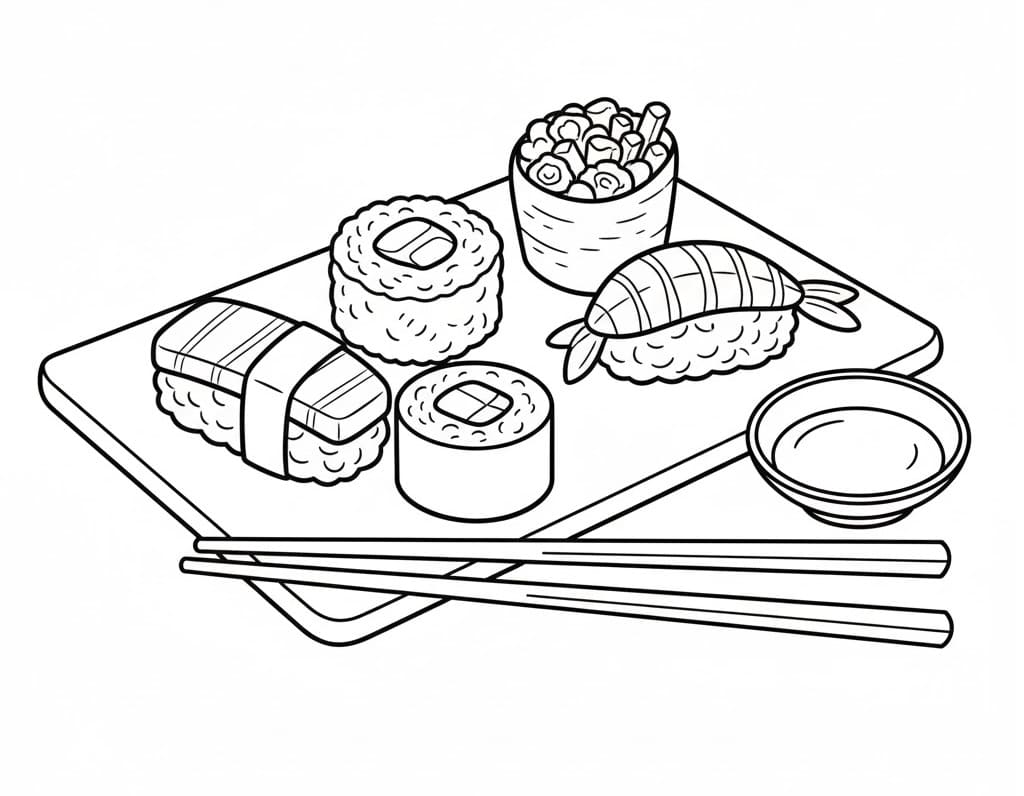 Sushi Nyomtatható