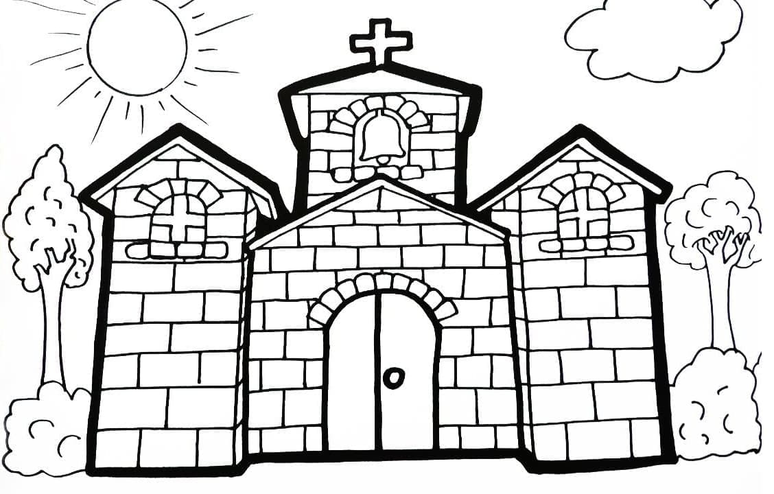 Templom Nyomtatható Gyerekeknek