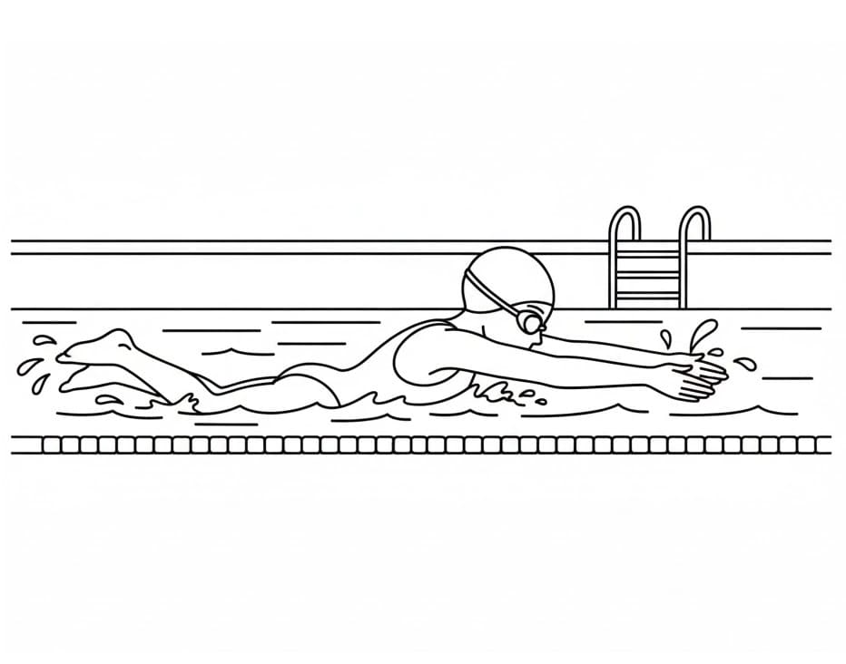 Úszás Ingyenes Nyomtatható