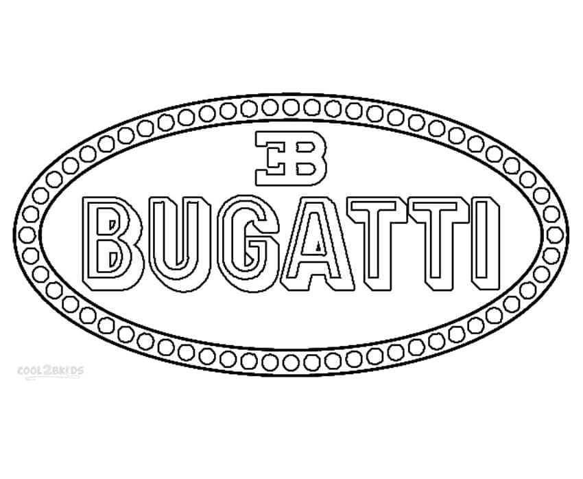 Bugatti Nyomtatható Gyerekeknek