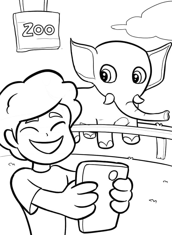 Fiú az Állatkertben