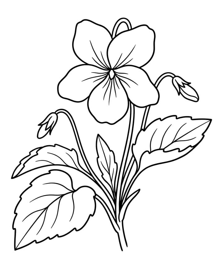 Gyönyörű Ibolya Virág