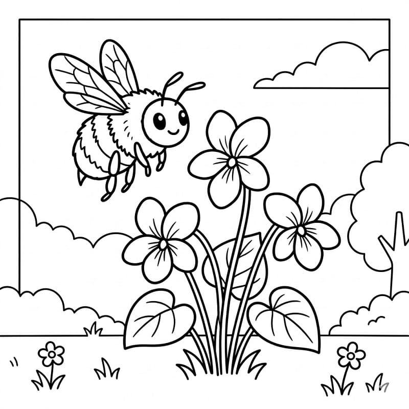 Ibolya Nyomtatható Gyerekeknek