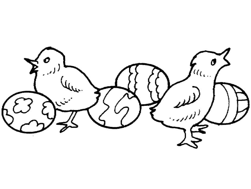 Ingyenes Nyomtatható Húsvéti Csibe