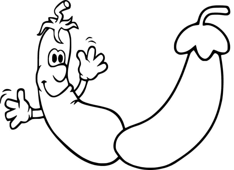 Könnyen rajzolható padlizsán