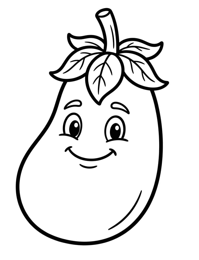 Nagy méretű padlizsán