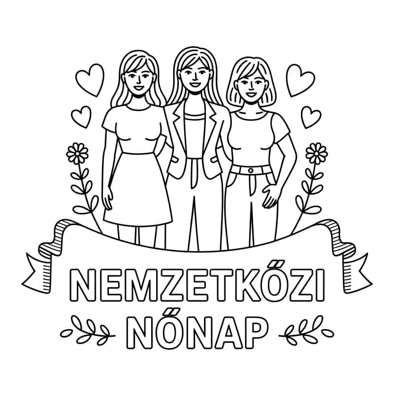 Nemzetközi Nőnap Ingyenes Nyomtatható