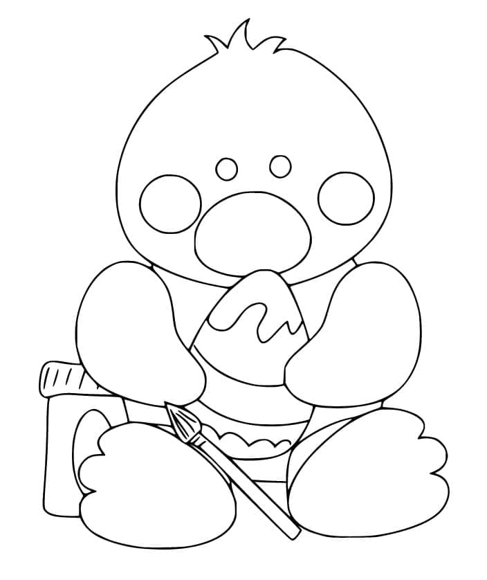 Nyomtatható Ingyenes Húsvéti Csibe