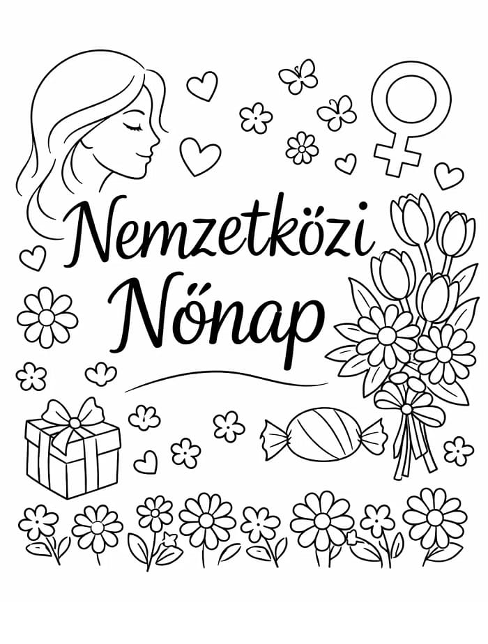 Nyomtatható Nemzetközi Nőnap