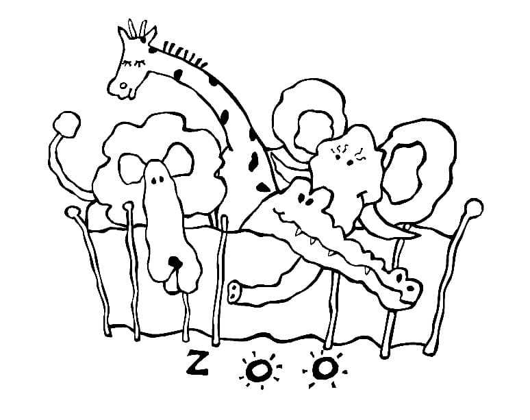 Nyomtatható Vicces Állatkert