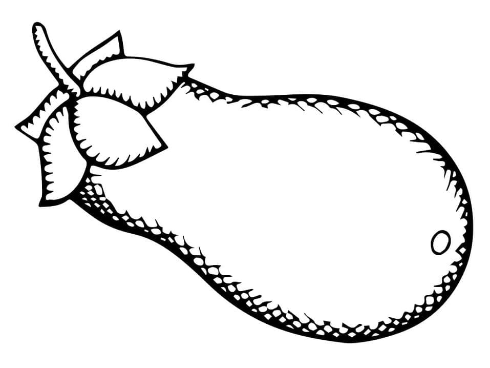 Padlizsán nyomtatásra kész