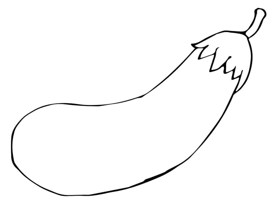 Zöldségként ábrázolt padlizsán