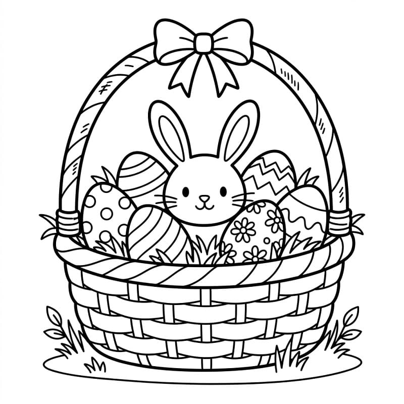 Gyönyörű Húsvéti Kosár