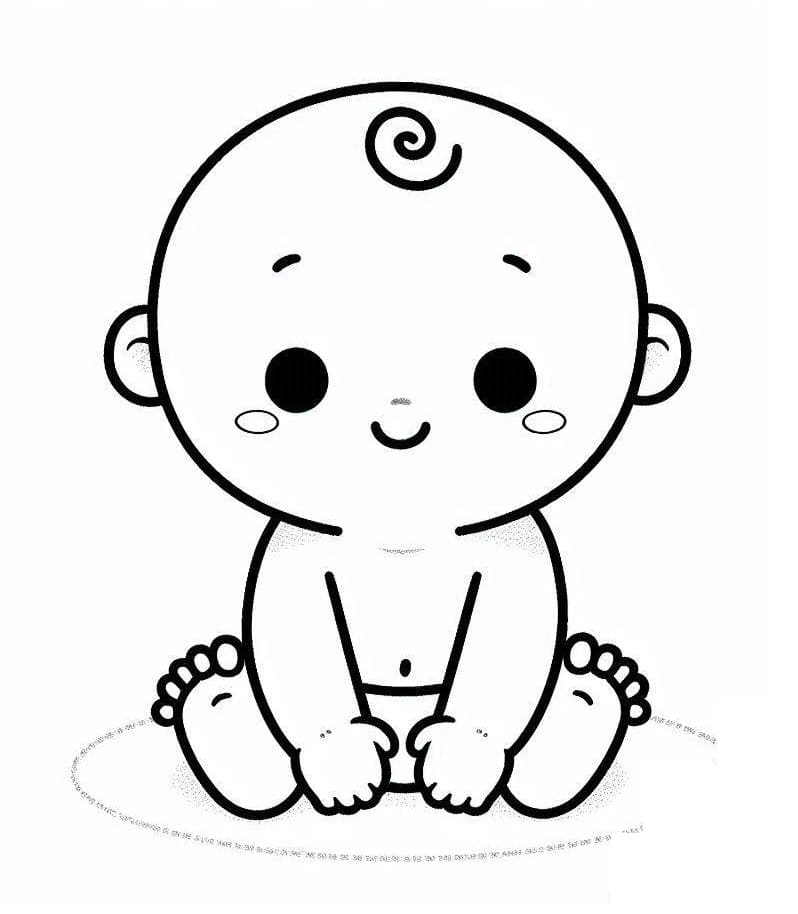 Ingyen nyomtatható baba figura