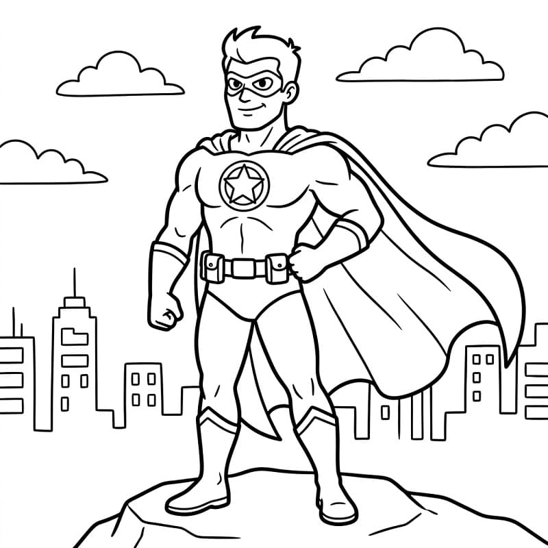 Ingyenesen nyomtatható szuperhős