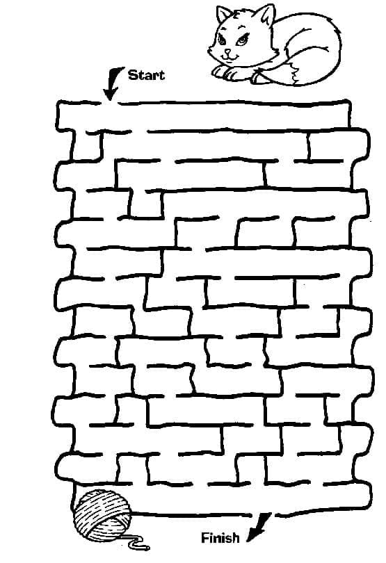 Labirint Nyomtatható Gyerekeknek