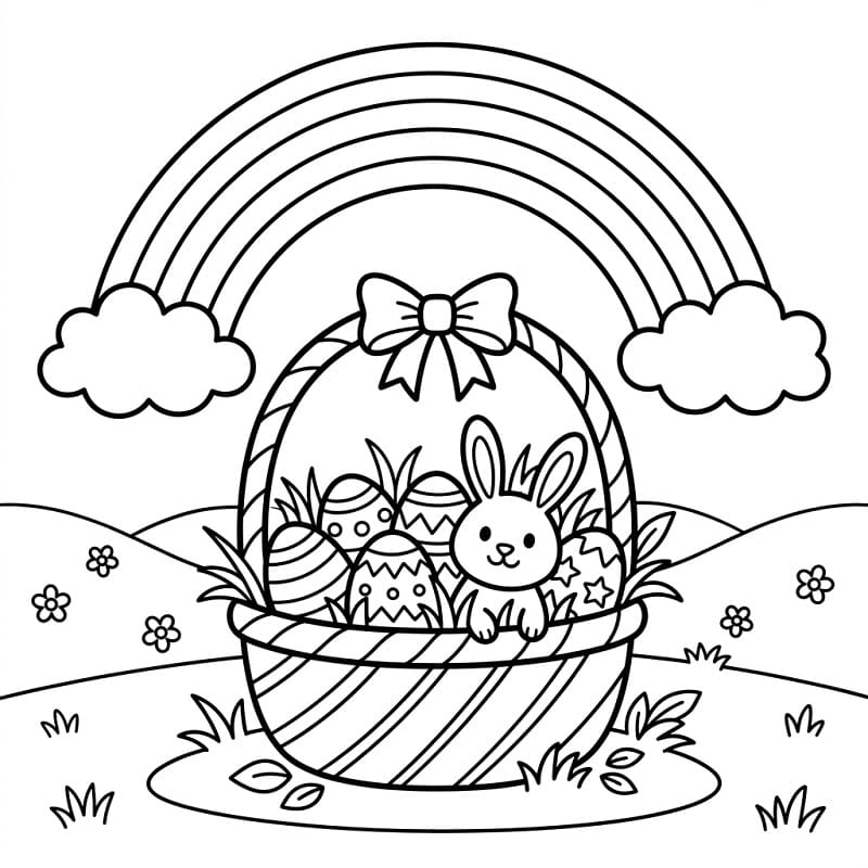 Nyomtat Húsvéti Kosár