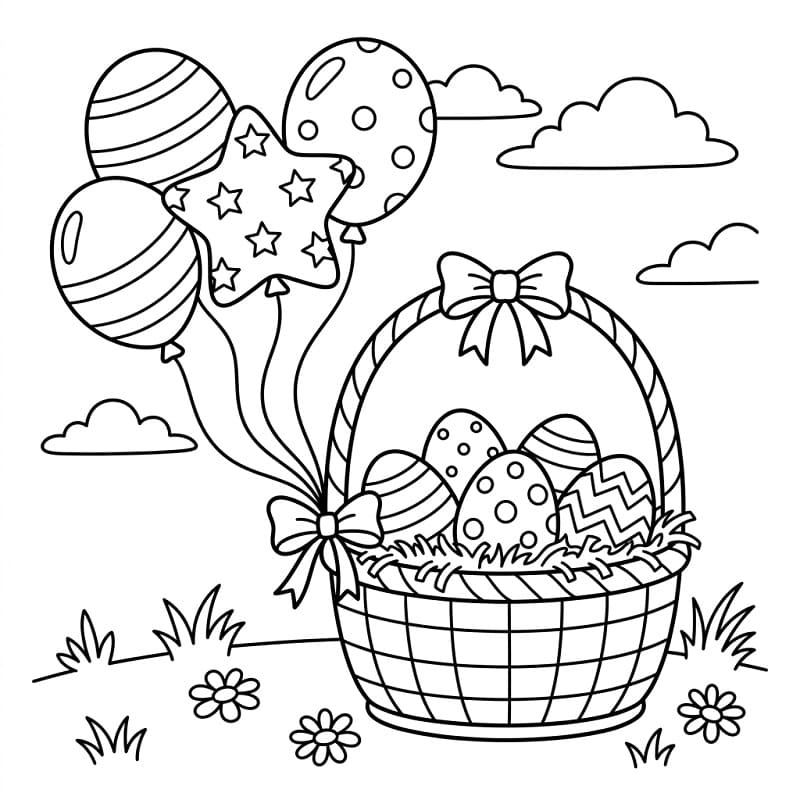 Nyomtatható Húsvéti Kosár