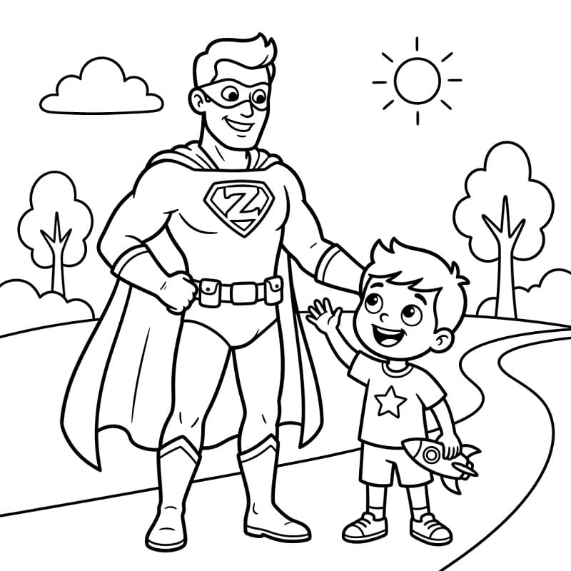Szuperhős és egy fiú