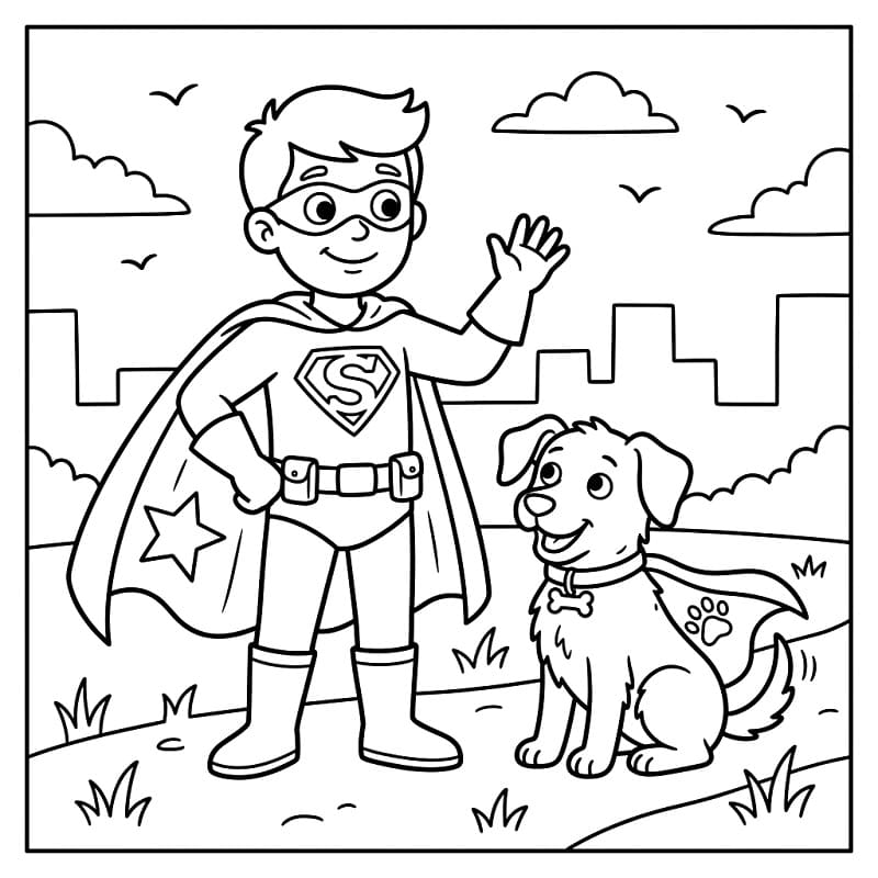 Szuperhős és kutya