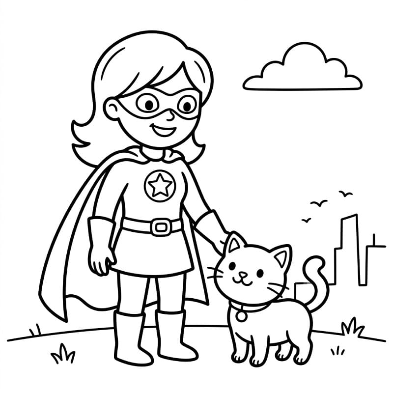 Szuperhős és macska