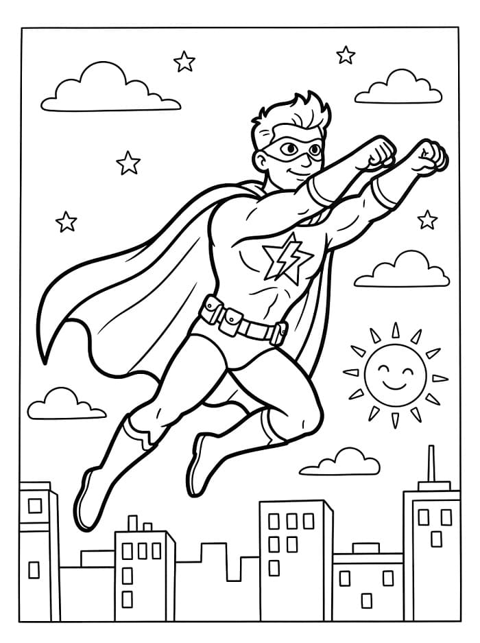 Szuperhős kinyomtatásra