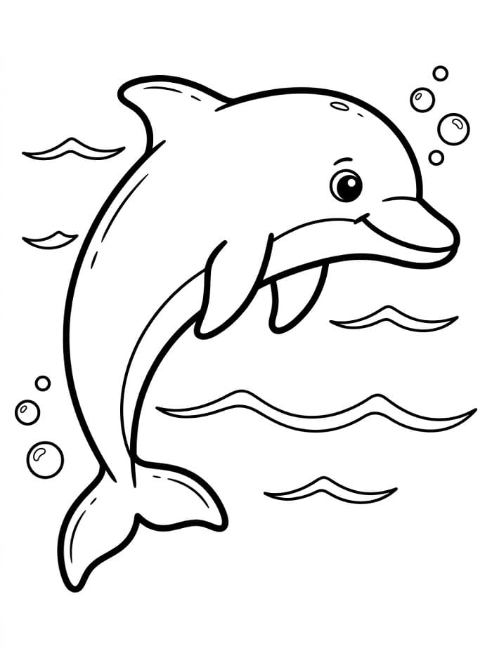 Aranyos delfin tengeri állat