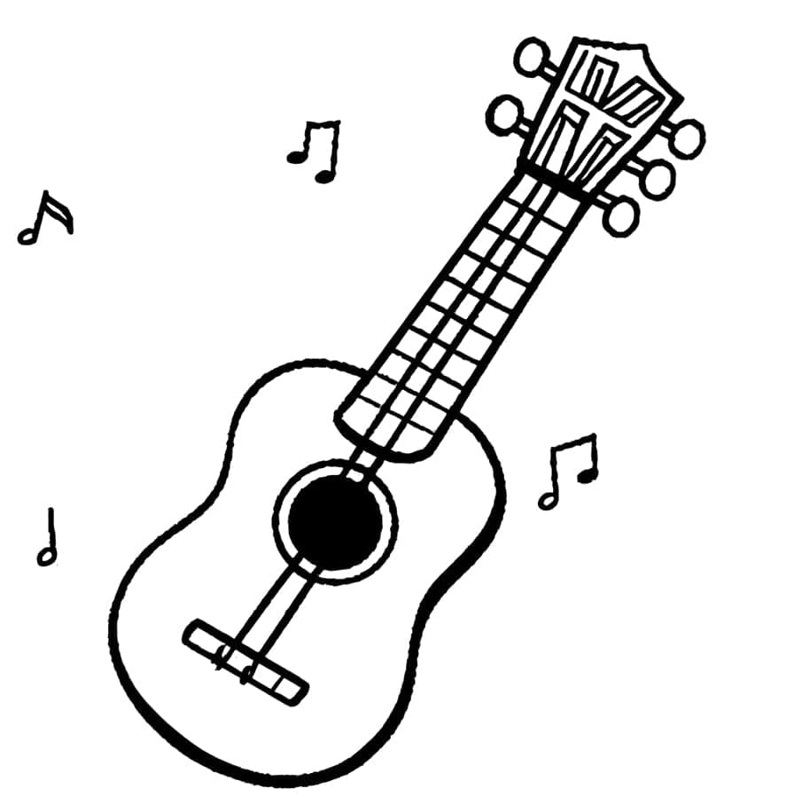 Egyszerű Ukulele Hangszere