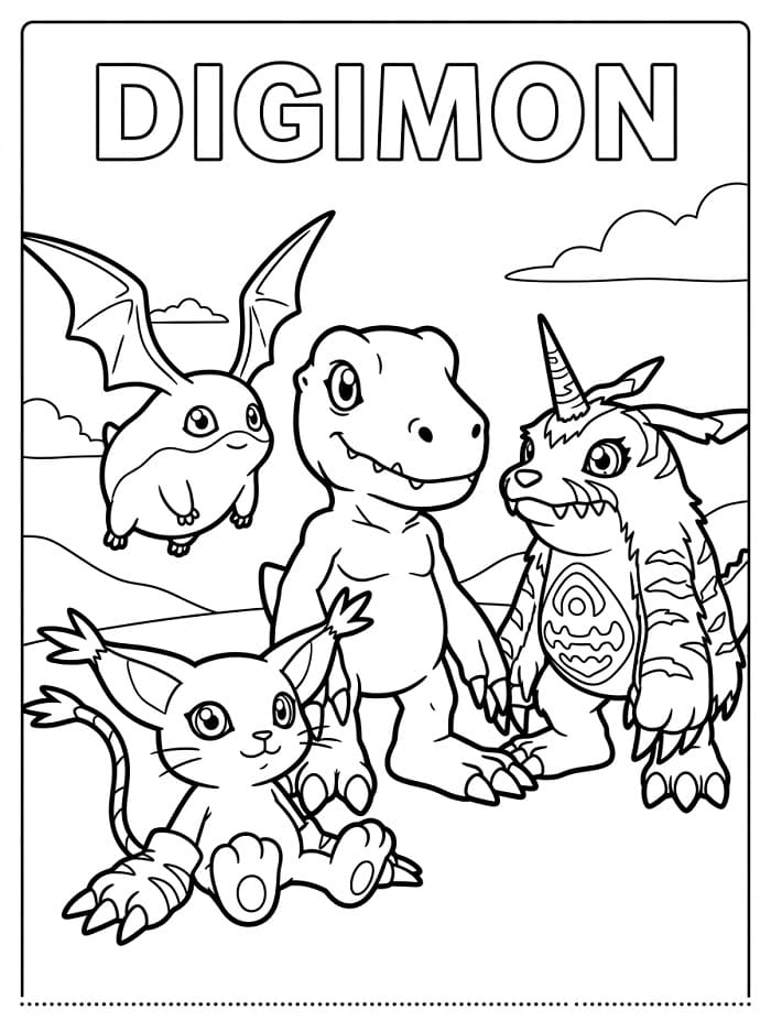 Nyomtatható Digimon Kép