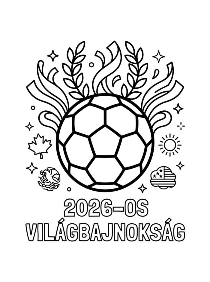 2026-os Világbajnokság Nyomtatható Kép