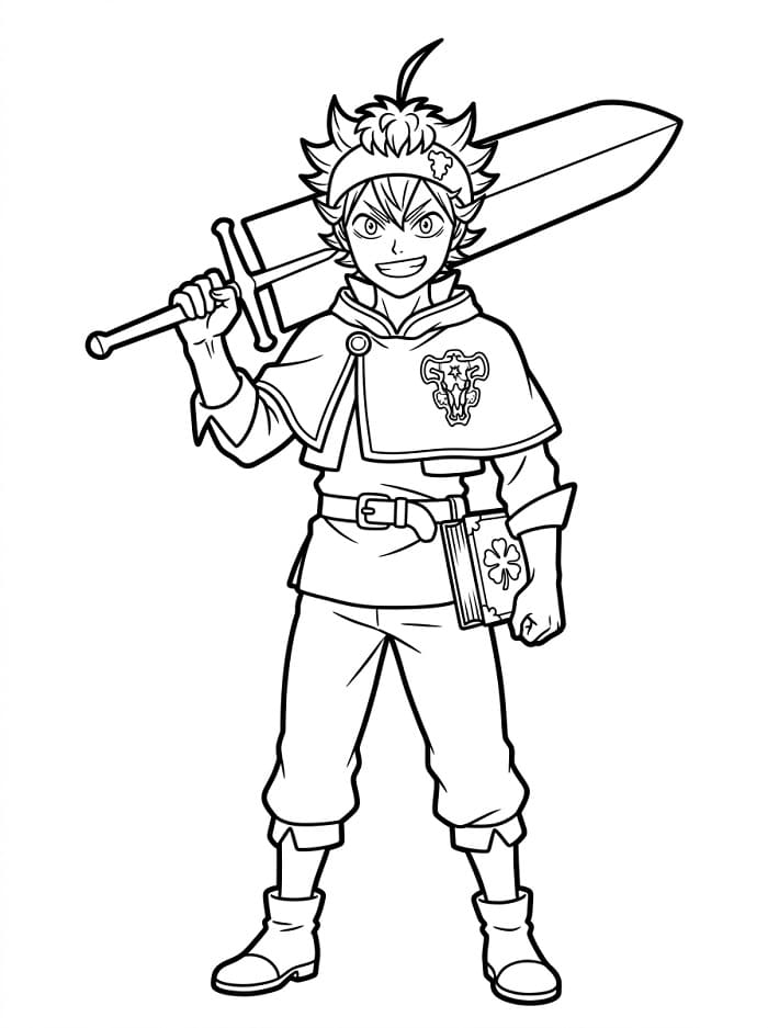 Black Clover színező