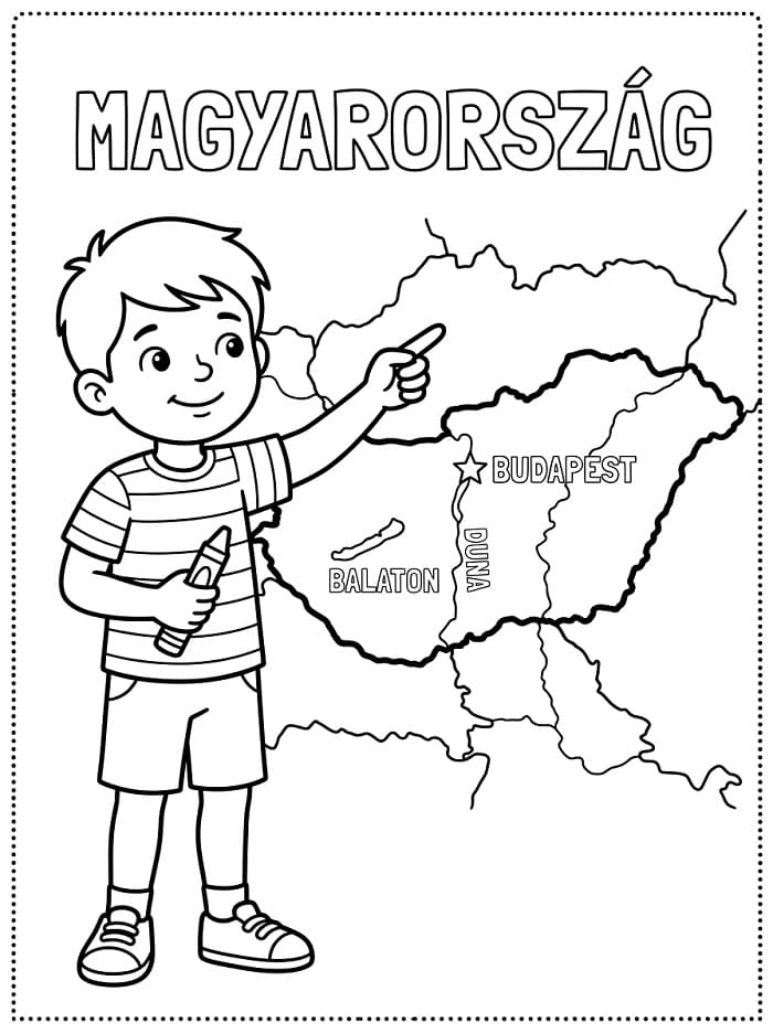 Egy Fiú és Magyarország Térképe
